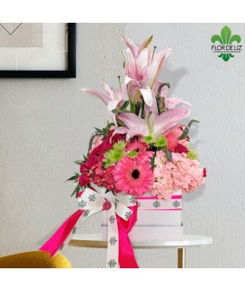 CAJA DECORADA PARAISO DE COLORES