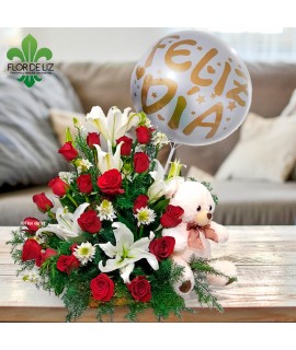 ENAMORADO DE TI+GLOBO BURBUJA